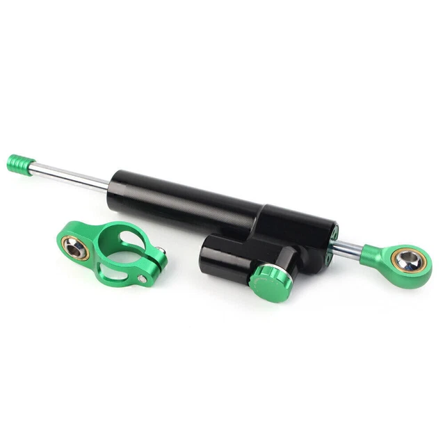 Green Black Motorcycle Steering Damper Stabilizer For Kawasaki Ninja 250 2008-12