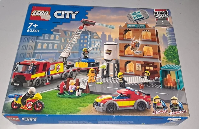 LEGO 60321 CITY fire brigade caserne pompier NEUF/jpj27 EUR 60,00 ...