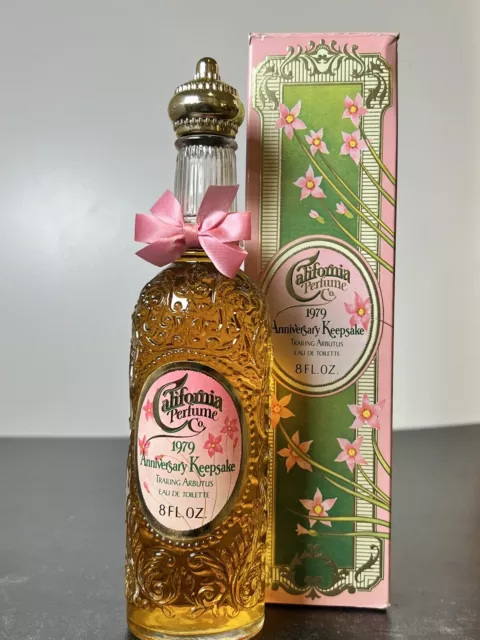 Avon California Perfume Anniversary Keepsake TRAILING ARBUTUS Vintage Co 1979