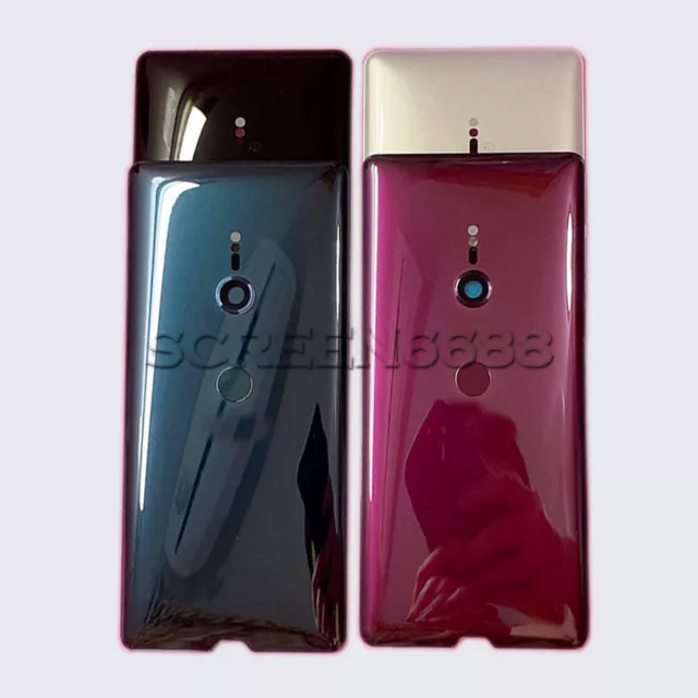 Glass Battery Rear Back Cover With Lens For Sony Xperia XZ3 H8416 H9436 H9493