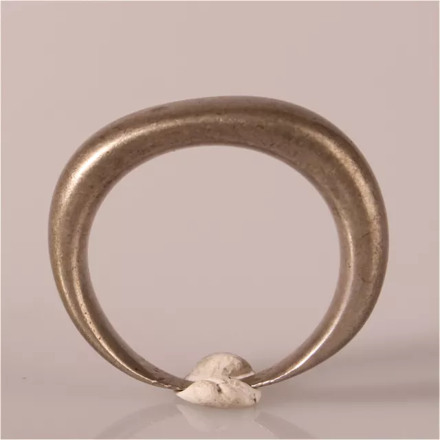 12959 Very Size Old Tuareg Ring Silver Agadez Niger