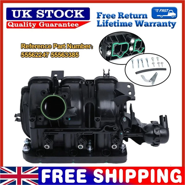 NTY Inlet Manifold For Vauxhall Corsa D 1.0 A10XEP (New, 55562247)