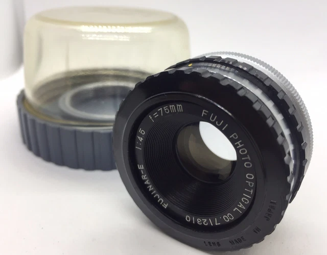 EXCELLENT++++] FUJI FUJINAR-E 75mm F/4.5 Enlarging Lens w/Case 