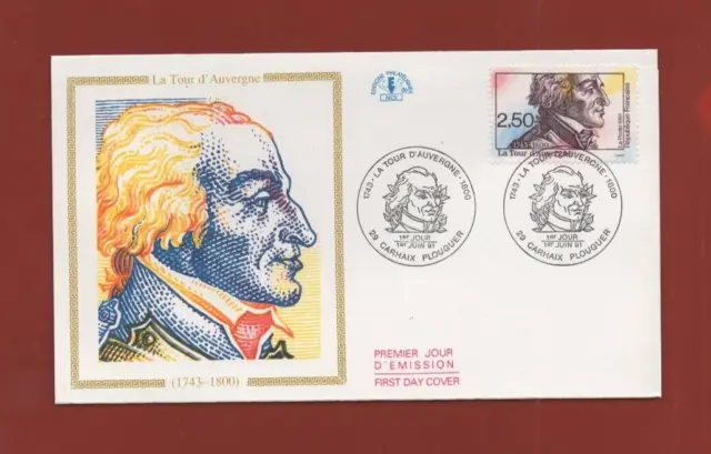 FDC 1991 - LA TOUR D'AUVERGNE - 1743-1800    .....  (Ref. 5534)