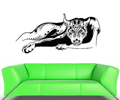 Wall Decal Art Panther Animal Roar Wildcat Vinyl Stickers (ed009)