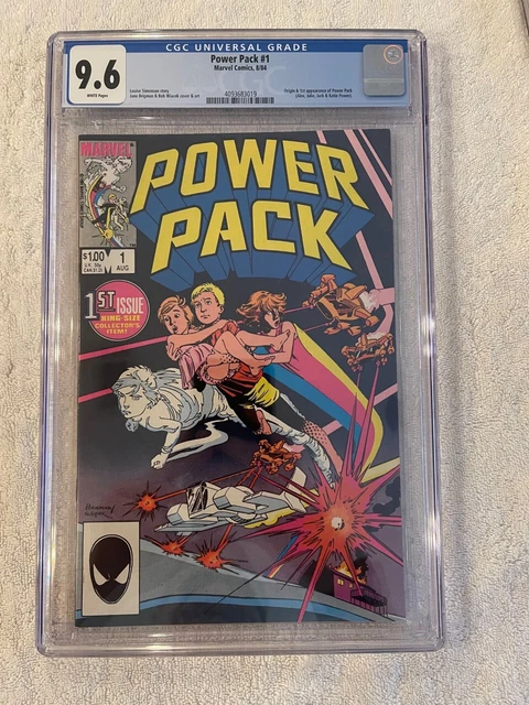 Power Pack #1 - CGC 9.6 - White Pages - Origin and 1st appearance of Power Pack