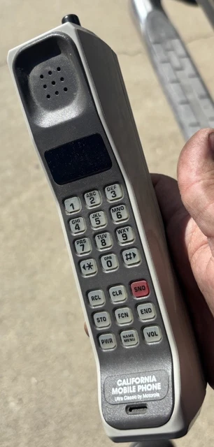 Téléphone Vintage Motorola 89105WAUDB - Série Or - Barre Grise - Occasion