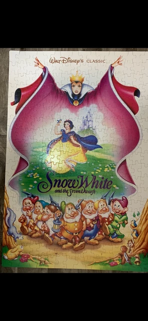 PUZZLE SNOW WHITE and the Seven Dwarfs, Movie Poster 1986, 200 Pieces ...