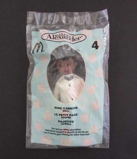 2003 Madame Alexander #4 African American Ring Carrier McDonald's Happy Meal