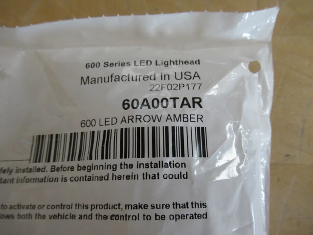 Whelen 60A00TAR 600 Series LED Lighthead