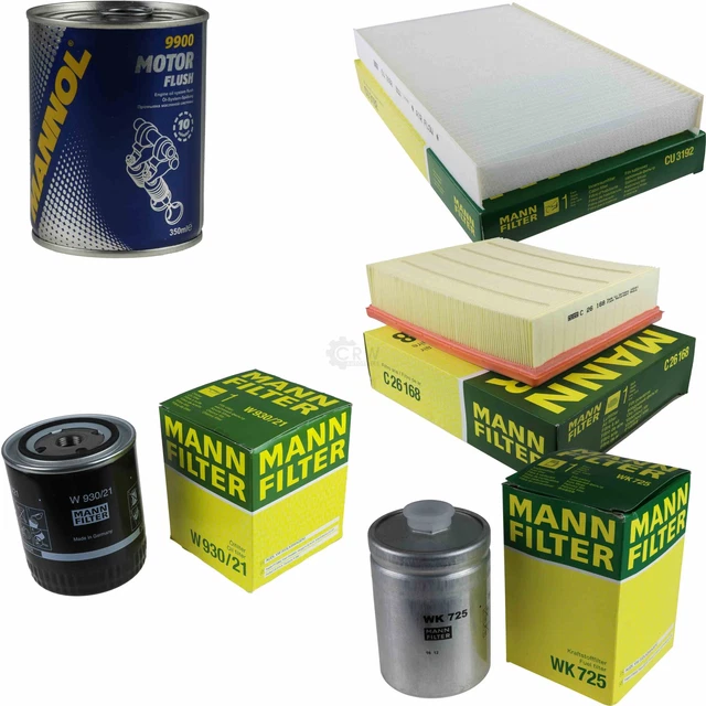 Kit D'inspection Filtre Moteur MANN-FILTER SCT 11587170 - Filtre à Air, Huile, Habitacle Neuf