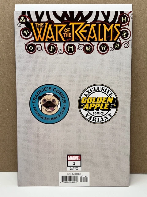 War of the Realms #1 Clayton Crain Trade Dress Variant Cover Marvel Comics 2019 2