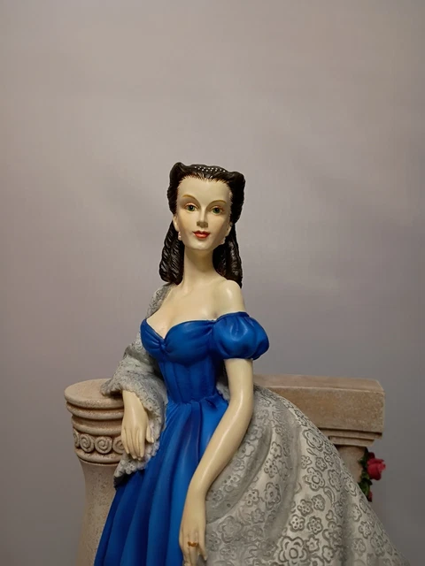 GONE WITH THE Wind San Francisco Music Box Company ~Scarlett O'hara Blue  Dress $59.99 - PicClick