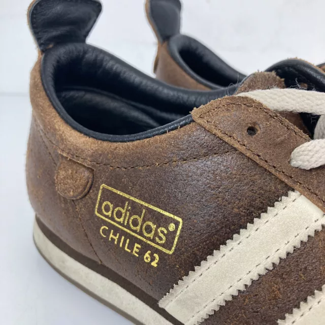 RARE VINTAGE ADIDAS Chile 62 Trainers Brown Retro Mod UK 8.5 £99.95 - UK