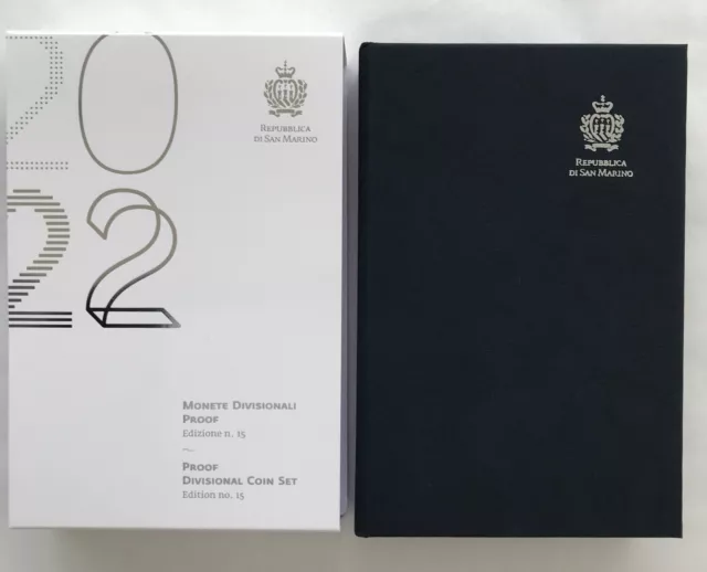 San Marino - Offizieller KMS 2022 PP - EUR 7,88 inkl. "Francesca + Canova"