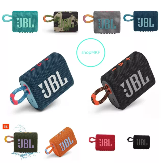 JBL Go3 Portable Bluetooth Waterproof Speaker Wireless Mini Outdoor Cannon NEW