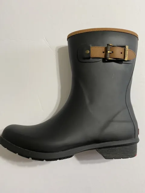 Chooka  Womens’s Rain Boots City Solid Mid Size 8 Black