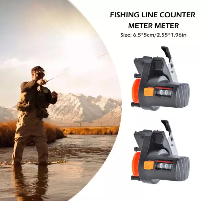 DIGITAL FISHING FINDER Gauge Line Counter Meter For Fishing