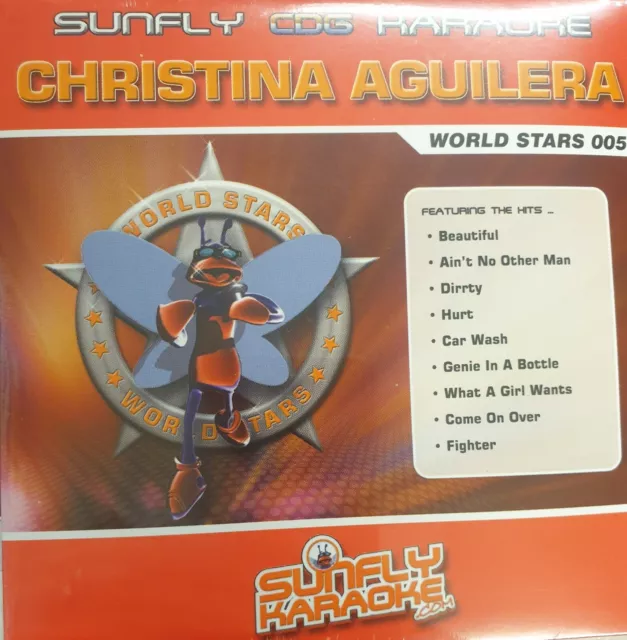 Sunfly Karaoke World Stars CDG Disc (SFWS005) - Christina Aguilera