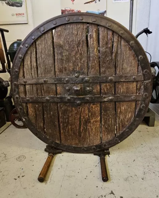 Mittelalter - Original Wagenrad ca. 600 Jahre alt - LARP - dunkle Epoche