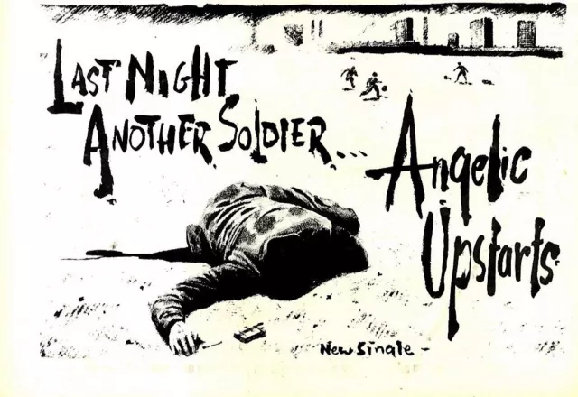 Npbk09 Anzeige 7X11 Engelische Aufsteiger: Letzte Nacht Another Soldat Single