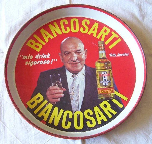Raro Vassoio latta Biancosarti