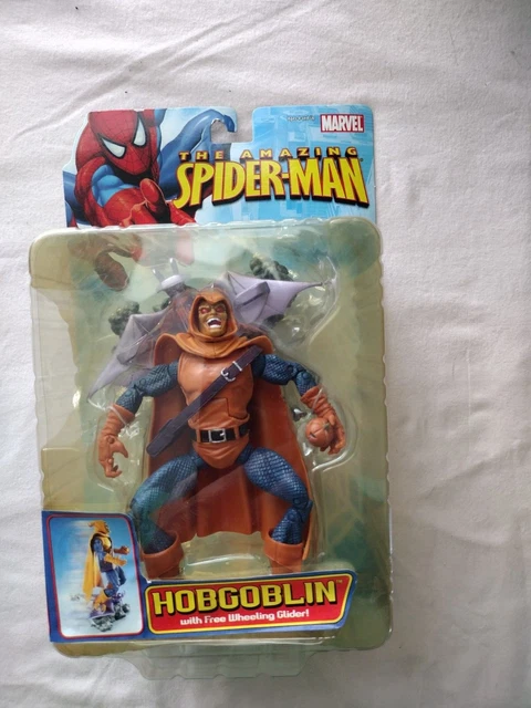 Marvel Amazing Spider-Man Hobgoblin with Free Wheeling Glider Toy Biz