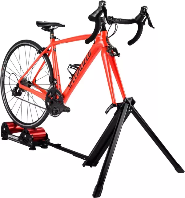 Portable Bike Trainer Stand with Tote Bag, Stainless Steel Stationary Bike Stand