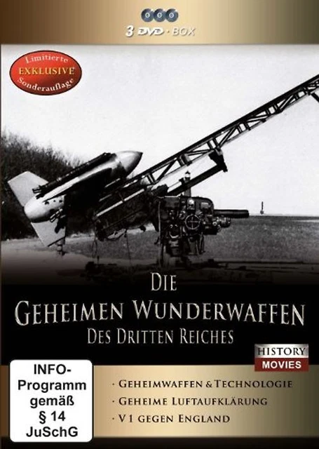 DIE GEHEIMEN WUNDERWAFFEN des Dritten Reiches [3 DVDs] EUR 13,86 ...
