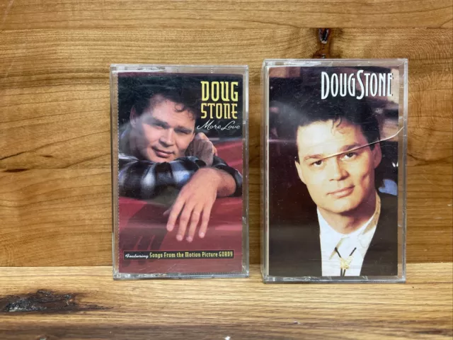 Lot of 2 Doug Stone Cassette Tapes Country I Thought It Was You / From The Heart