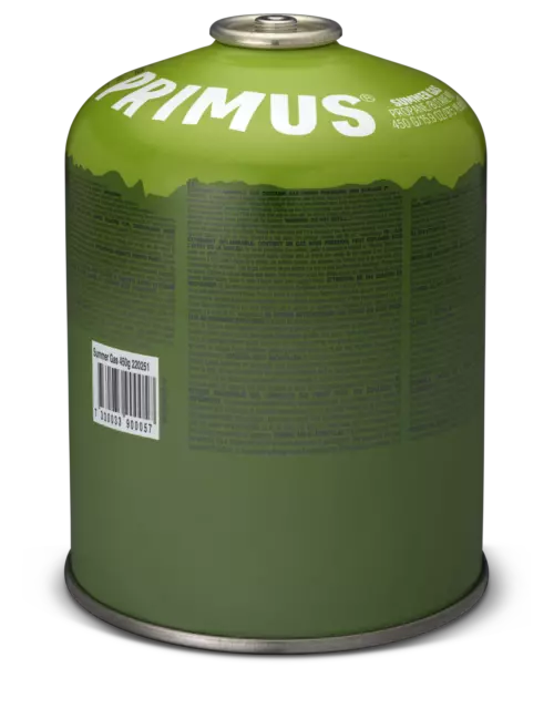 Primus Summer Gas 450 g Gaskartusche bis zu +40°C Schraubkartusche 7/16" Gewinde