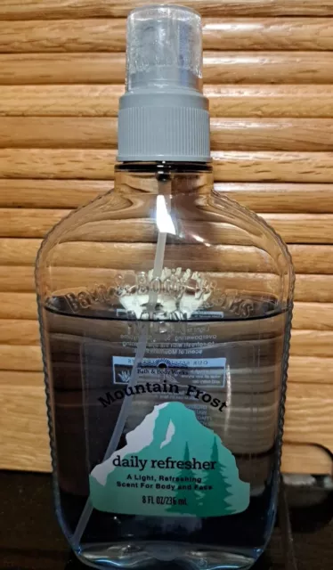 BATH BODY Works Men Mountain Frost Daily Refresher 8 oz Vintage