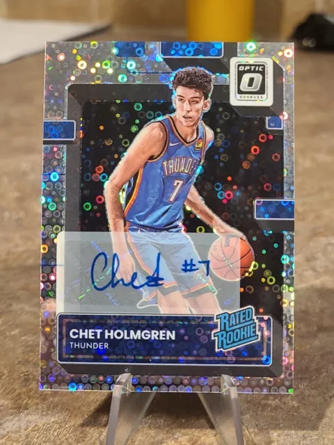 Chet Holmgren Autographed Oklahoma City Chetmate Blue Swingman Basketball  Jersey - BAS