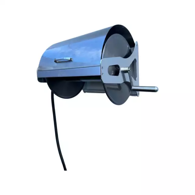 ZORRO Stainless Steel Mountable Reel with Lid & Extension Hose