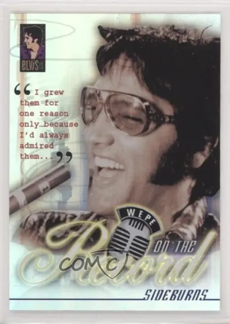 2007 Press Pass Elvis Is On the Record Elvis Presley Sideburns #OR3 m4h