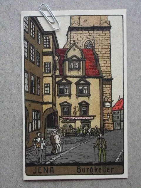 Jena  Burgkeller    Original Postkarte