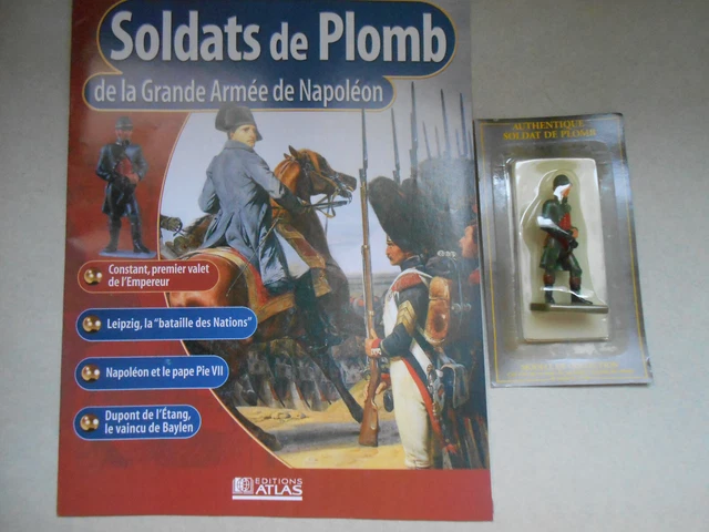 NAPOLÉON SOLDATS PLOMB Atlas starlux n° 72 + revue Constant 1er valet