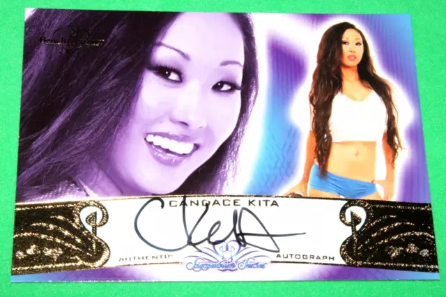 2010 Benchwarmer Signature Series Auto Candace Kita #56A Autograph Model/Actress