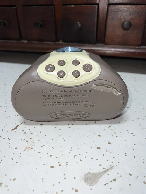 Graco Pack N Play Crib Soother Baby Nature Sound Light Music Brown Noise Machine