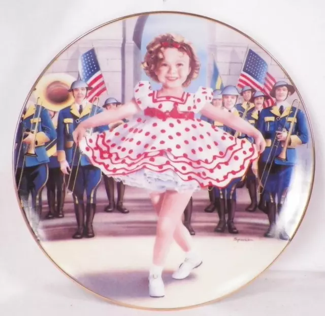 Shirley Temple Collector Plate Danbury Mint Stand Up & Cheer B5734 No Papers