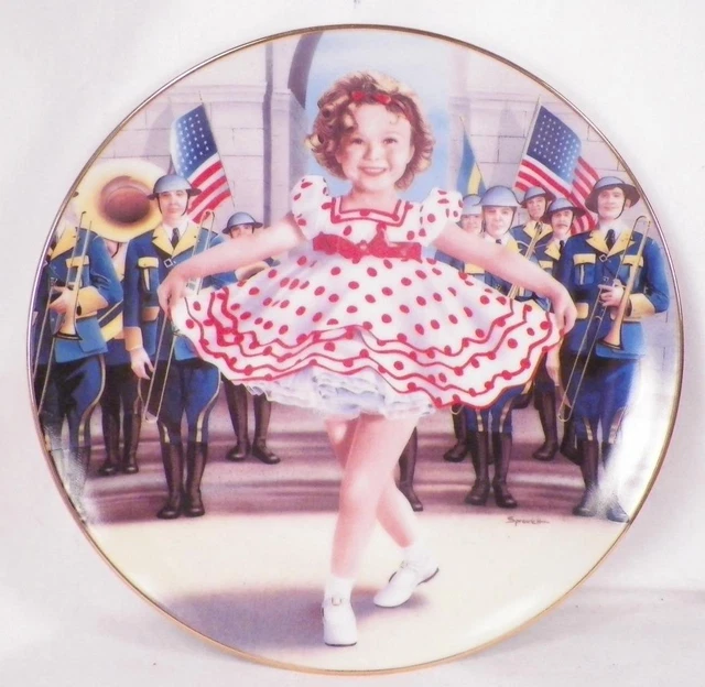 Shirley Temple Collector Plate Danbury Mint Stand Up & Cheer B5734 No Papers