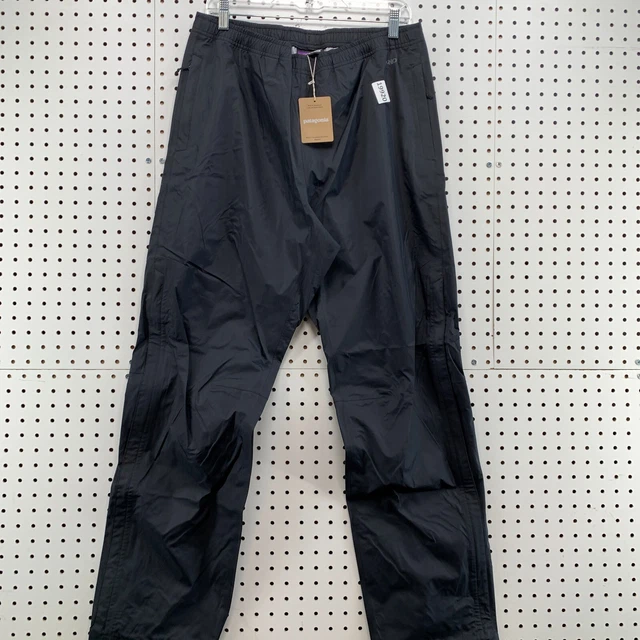 NEW PATAGONIA Torrentshell 3L Rain Pants BLACK Adult Medium 32" INSEAM H2NO NWT