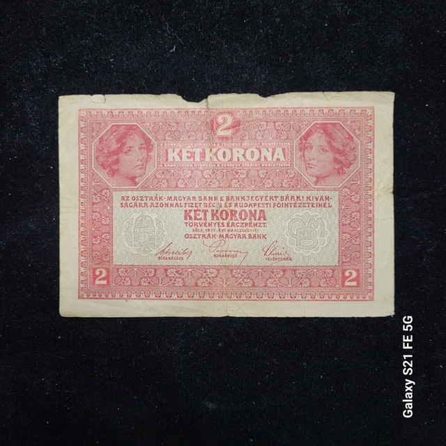 Austria  1917 Issue 2 Kronen   P597   I Combine Shipping