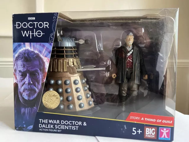 Doctor Who - The War Doctor  & Dalek Scientist  Limited Edition B&M -BIG Finish