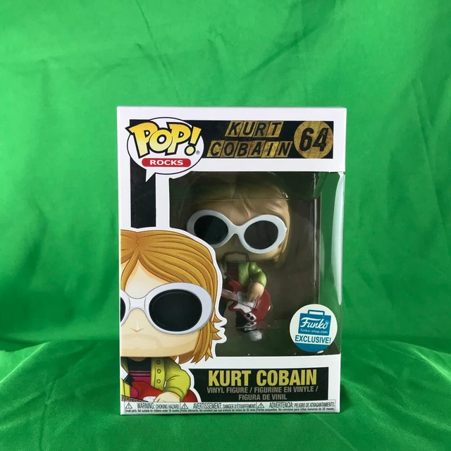 Pop Rocks Kurt Cobain #64 Exclusive Vaulted Action Figures MINT W/NEW Protector