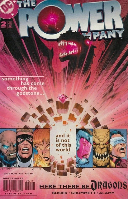The Power Company #2 Comic 2002 - DC Comics - Superheroes Action Adventure