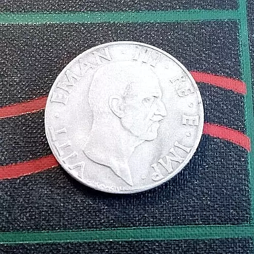 World WarII Coins: 1 - Italian Fascist Era C50 centesimi coin 1941