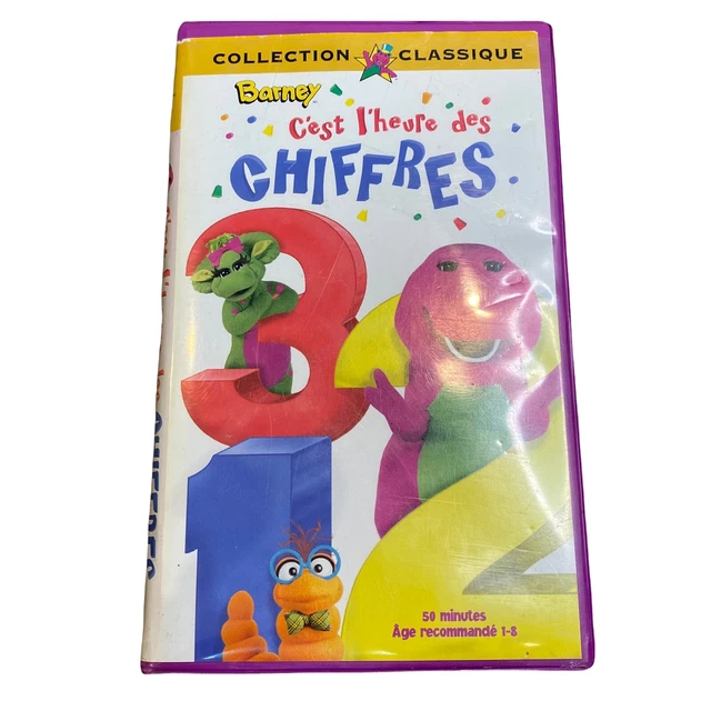 barney-c-est-l-heure-des-chiffres-vhs-francais-french-clamshell-htf-eur