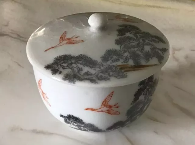 Small Porcelain Bowl Hand Painted-Beautiful