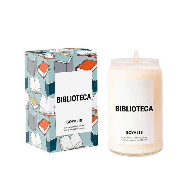 Vela Perfumada GOVALIS Biblioteca [500 g]